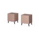 NOVA Nachttisch 44x40x52 rosa matt