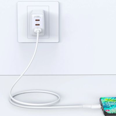 10. Acefast USB-Kabel - USB Typ C 1,2 m, 3 A weiß (C2-04 weiß)