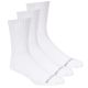 3. Skechers 3er-Pack Unisex-Sneaker, Rundhalsausschnitt, Non-Frottee, S601102-100, Weiß, Größe 43-46