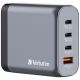 10. Verbatim GaN-Ladegerät 140 W, 1x USB-A, 3x USB-C