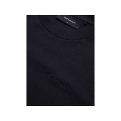 4. Peak Performance M Original T-Shirt mit kleinem Logo, Schwarz