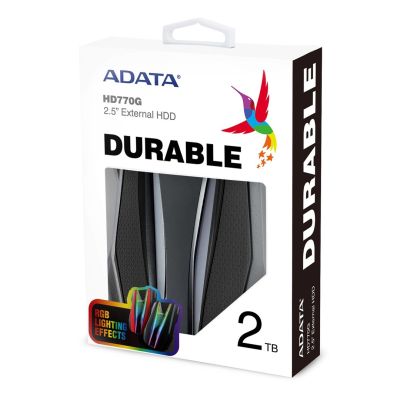 2. Externe Festplatte ADATA HD770G (2 TB; 2,5"; USB 3.2; schwarz)