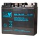 MPL MW POWER MW 18-12 Blei-Säure-AGM-Wartungsfreie Batterie 12V 18Ah Schwarz