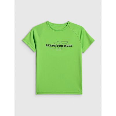 8. Schnelltrocknendes Sport-T-Shirt für Jungen 4F 4FJRSS26TFTSM2391-45S
