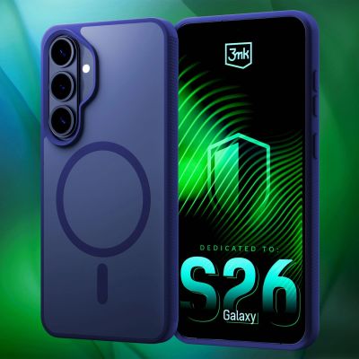 19. 3mk Smoke MagCase für Samsung Galaxy S26 – Marineblau
