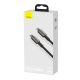 5. Baseus CATWJ-A01 USB-C – USB-C PD QC-Kabel 100 W 5 A 480 Mbit/s 2 m – Schwarz