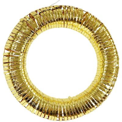 Dekorativer Kranzreifen, 30 LEDs, 40 cm, Gold