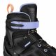 8. Spokey Quattro 4IN1 SPK-943430 Inlineskates Größe 34-37 BK/VT