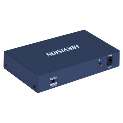 6. Hikvision DS-3E0106HP-E Netzwerkverbindungen Unmanaged Fast Ethernet (10/100) PoE-Unterstützung Blau