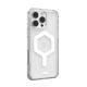 5. UAG Urban Armor Gear Plyo MagSafe Hülle für Apple iPhone 16 Pro Max, Eis (transparent)/Weiß