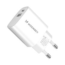 Wozinsky WGWCW USB-A USB-C 20W Wandladegerät - Weiß