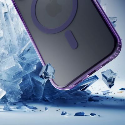 2. 3mk Frosty MagCase Purple Hülle für Apple iPhone 12 Pro Max – Lila