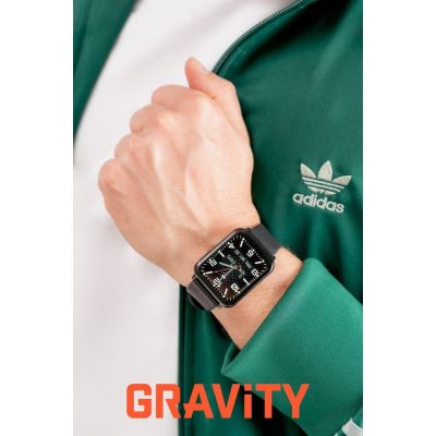 7. Smartwatch Gravity Marineblau Schwarz 2 Armbänder GT17-9