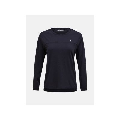 PEAK PERFORMANCE W Trail Wool Blend LS T-Shirt schwarz