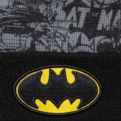 3. New Era Batman Jugend-Strickmütze mit schwarzem Bündchen - 60691137