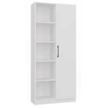 Regal 80 cm Tür weiß Set