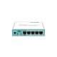2. Mikrotik RB750GR3 Gigabit-Ethernet-Router, Türkis, Weiß