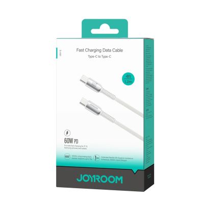 7. Joyroom S-A51 Cutting-Edge Series 60W USB-C - USB-C Kabel 1,2m - hellgrau