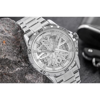 5. Skmei 9337SI Herrenuhr + Box