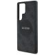 6. Guess 4G Round Patch Classic Logo MagSafe Hülle für Samsung Galaxy S25 Ultra schwarz