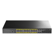 Cudy GS2028PS4 Managed L2 Gigabit Ethernet (10/100/1000) PoE-Unterstützung 1 HE Schwarz