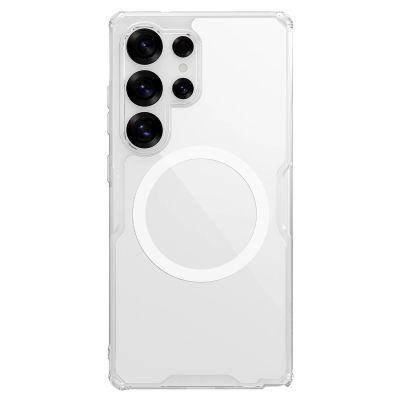 Nillkin Nature TPU Pro Magnetische Hülle mit MagSafe für Samsung Galaxy S25 Ultra – Weiß