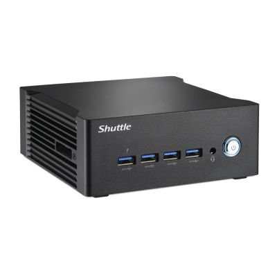 2. Shuttle Nano PC NA10H PC Größe 1L Schwarz 8845HS 3,8 GHz