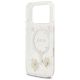7. Guess Resin Flowers Glitter MagSafe Hülle für iPhone 17 Pro - Pink