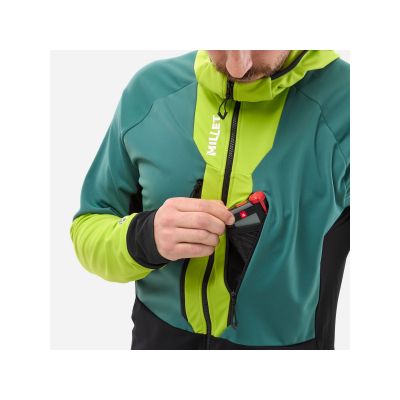 5. MILLET M PIERRAENT HOODIE Herren-Skijacke schwarz