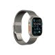 2. AmazingThing Titan Premium Metallarmband für Apple Watch 38/40/41/42/44/45/46/49 mm – Silber