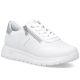 Weiße Damen-Sportschuhe aus Leder, Remonte Rieker D2V03-80