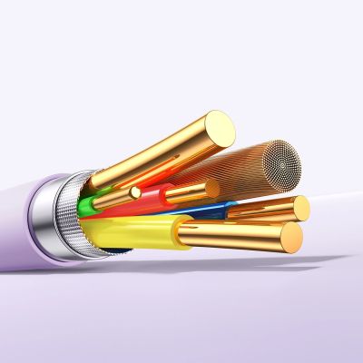 11. Joyroom S-A59 Vibrant Series 60W USB-C - USB-C-Kabel 1,2 m - Lila