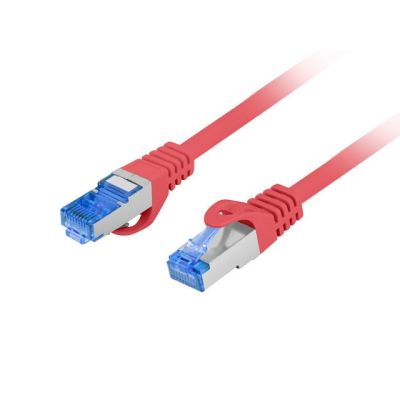 3. LANBERG PATCHCORD S/FTP CAT.6A 0,5M ROT LSZH CCA (FLUKE PASSED) PCF6A-10CC-0050-R