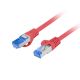 3. LANBERG PATCHCORD S/FTP CAT.6A 0,5M ROT LSZH CCA (FLUKE PASSED) PCF6A-10CC-0050-R