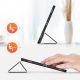 5. Dux Ducis Domo Öko-Lederhülle mit Ständer für Samsung Tab S10+ / S9+ / S9 FE+ – Schwarz