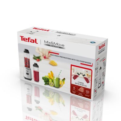 6. Tefal Mix&Move BL15FD 0,6 l Standmixer 300 W Edelstahl