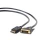GEMBIRD CC-DPM-DVIM-6 Kabel (DisplayPort M - DVI-D M; 1,8 m; schwarz)