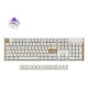 Keychron K10 HE Gaming-Tastatur USB + RF Wireless + Bluetooth QWERTZ Englisch Weiß, Holz