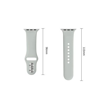 3. Tech-Protect Silikonarmband für Apple Watch 40/41/42 mm – Grau