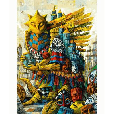 2. Good Loot Fantasie-Puzzle: Roch Urbaniak – Gezelth der Sonnenclown, 1000 Teile