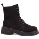 2. Damen-Ankle-Boots aus Leder, Wildleder, Schokoladenbraun, Sergio Leone TR-02