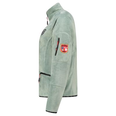 3. Geographical Norway Damen-Fleecejacke Tisaline Mandelgrün Db Lady 047-1 Mandelgrün (WZ7987F/GN-ALMOND GREEN)