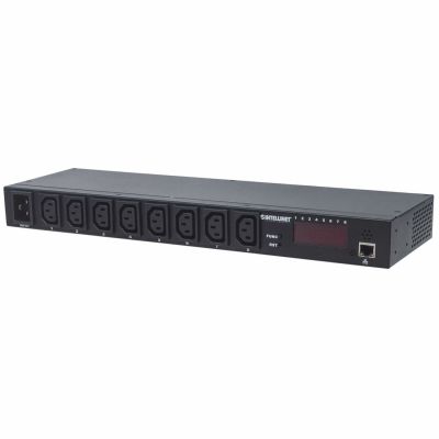 Intellinet 163682 PDU 8-fach Steckdosenleiste, schwarz