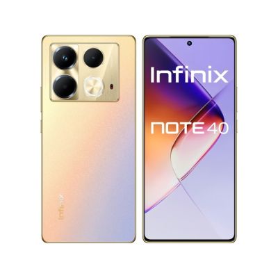 2. Infinix NOTE 40 Pro Smartphone, 17,2 cm (6,78 Zoll), Dual-SIM, Android 14, 4G, USB Typ-C, 12 GB RAM, 256 GB interner Speicher, 5000 mAh Akku, Gold