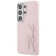 2. Karl Lagerfeld Schutzhülle mit genarbtem Logo aus Metallharz für Samsung Galaxy S26 Ultra – Pink