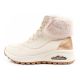 11. Skechers Uno Rugged Damen Sport-Schuhe isolierte Winter-Stiefeletten Beige