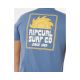 4. RIP CURL Pacific Rinse Sunrise T-Shirt Herren Blau