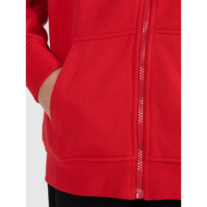 5. Kapuzenpullover mit Reißverschluss für Jungen, Größe 4F 4FJRAW25TSWSM2488-62S