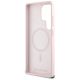 7. Karl Lagerfeld Silikon Double Heads And Circle MagSafe Samsung Galaxy S25 Ultra Hülle rosa