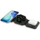 3. Guess 4G 3-in-1 15W MagSafe Kabelloses Ladegerät – Schwarz